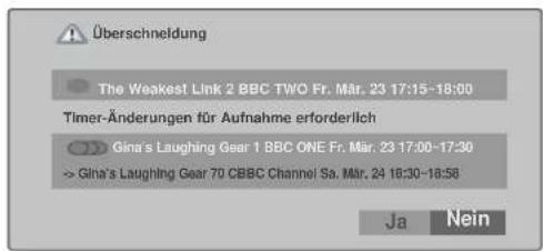 LG 42LT75.AEU - Einblendung bei Überschneidung - 1