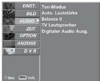 LG 42LT75.AEU - VORKONFIGURIERTE TONEINSTELLUNGEN - SOUND MODE (TON-MODUS) - 2
