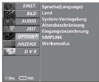 LG 42LT75.AEU - Zurücksetzen auf werkseitige Grundeinstellung (Initialisieren) - 2