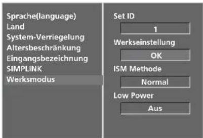 LG 42LT75.AEU - Zurücksetzen auf werkseitige Grundeinstellung (Initialisieren) - 4