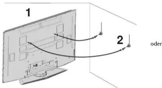 LG 37LF75-ZD.AEU - ANBRINGEN DES FERNSEHGERÄTS AN DER WAND - 1