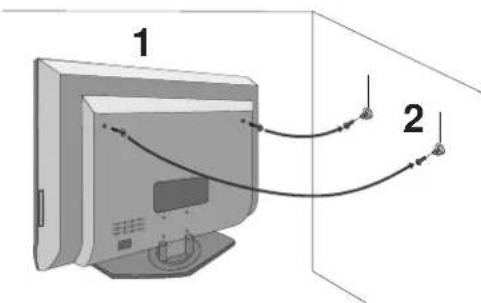 LG 37LF75-ZD.AEU - ANBRINGEN DES FERNSEHGERÄTS AN DER WAND - 2