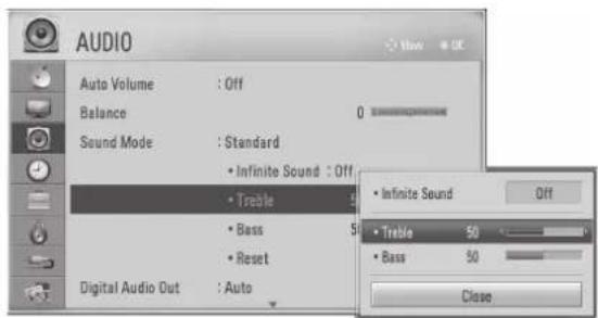 LG 32LD570 - MANUAL SOUND SETTING ADJUSTMENT - USER MODE - 1
