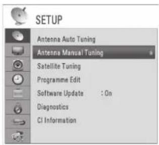 LG 32LD570 - ANTENNA MANUAL PROGRAMME TUNING (IN ANALOGUE MODE) - 1