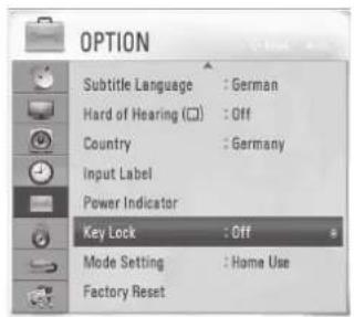 LG 32LD570 - KEY LOCK - 1