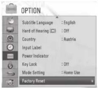 LG 32LD570 - INITIALIZING (RESET TO ORIGINAL FACTORY SETTINGS) - 1