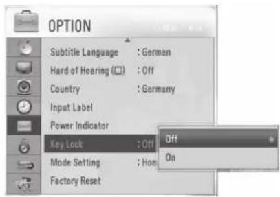 LG 32LD570 - KEY LOCK - 2