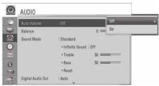 LG 32LD570 - AUTO VOLUME LEVELER - 1