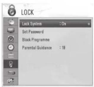 LG 32LD570 - SET PASSWORD & LOCK SYSTEM - 1