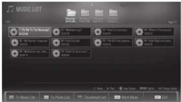 LG 32LD570 - Music Selection - 1
