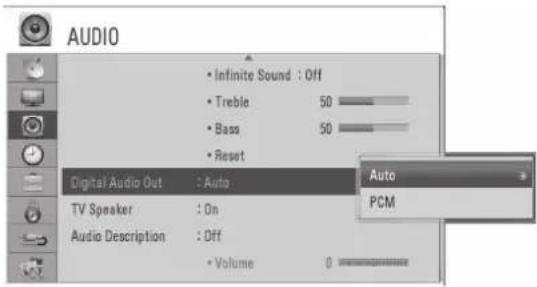 LG 32LD570 - SELECTING DIGITAL AUDIO OUT - 1