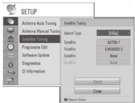 LG 32LD570 - SATELLITE TUNING (DiSEqC) - 2