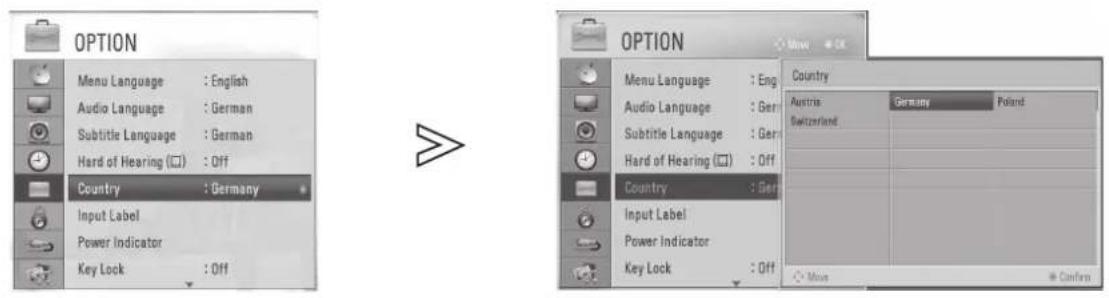 LG 32LD570 - COUNTRY SELECTION - 1