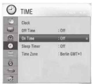 LG 32LD570 - AUTO ON/OFF TIME SETTING - 1