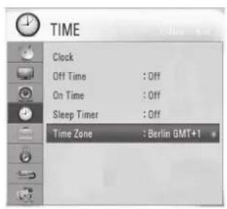 LG 32LD570 - TIME zONE SETTING - 1