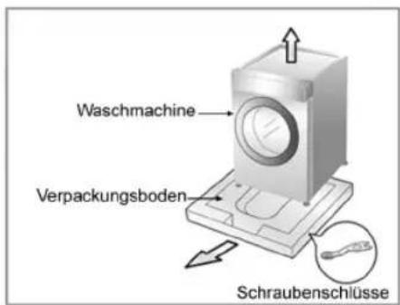 LG F1496QD1H - ■ Transportsicherungsschrauben - 1