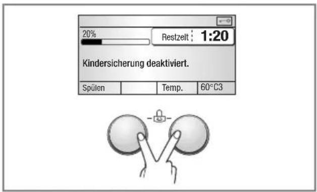 LG F1411KD - Tastensperre aktivieren - 2