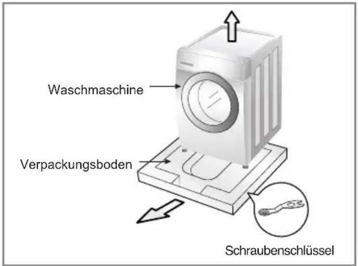 LG F1411KD - ■Verpackung entfernen - 1