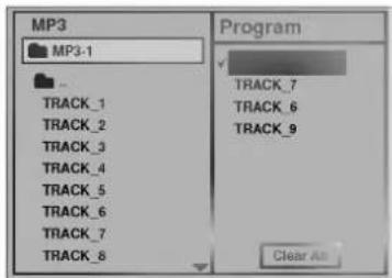 LG DVD4730 - To program play an MP3 file - 3