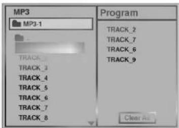 LG DVD4730 - To program play an MP3 file - 2