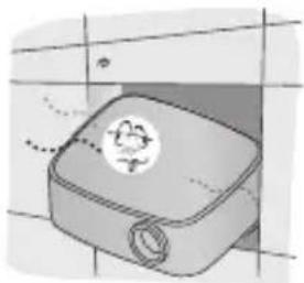 LG CineBeam Laser HF80JG - Installation Hinweise zum Aufstellen des Projektors - 1