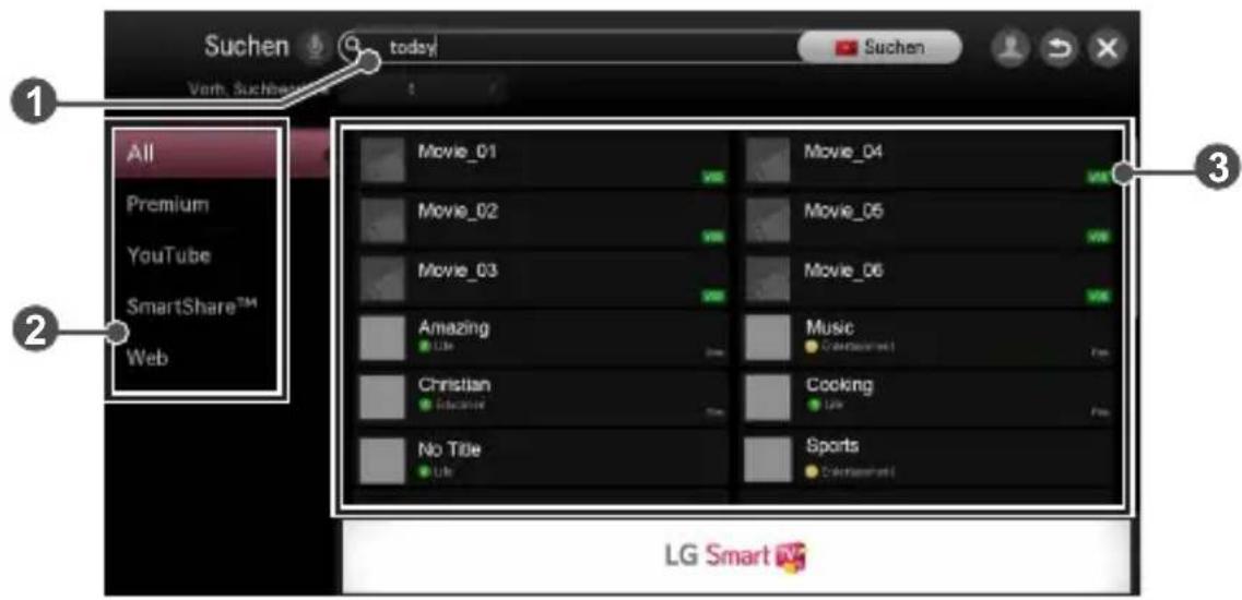 Suchen today! Verb. Suchbest 1 All Premium YouTube SmartShare™ Web Movie_01 Movie_02 Movie_03 Amazing Christian No Title Movie_04 Movie_05 Movie_06 Music Cooking Sports LG Smart