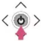 LG MiniBeam PF1500 - Verwenden der Joystick-Taste - 1