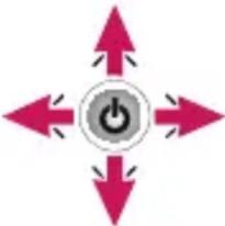 LG MiniBeam PF1500 - Verwenden der Joystick-Taste - 4