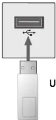 LG MiniBeam PA1000T - Anschließen eines USB-Speichergeräts - 1