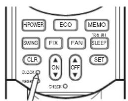 TOSHIBA RAS-10GAVP-E - Justieren der Uhr - 3