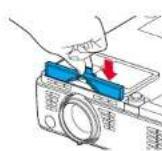 TOSHIBA TLP-S70 - ④ Replace the air filter. - 1