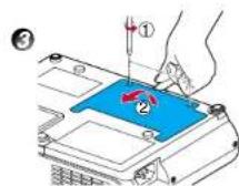 TOSHIBA TLP-S70 - Reset the lamp timer. - 1