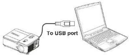 To USB port