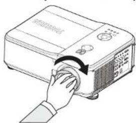 TOSHIBA TDP-WX5400 - ■ Installing the new lens - 2