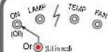 TOSHIBA TLP-561 - Trouble indications - 2