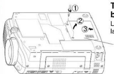 Technical diagram of a computer monitor with numbered components and Chinese text labels