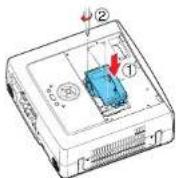 TOSHIBA TDP-T350 - ⑥ Mount the new lamp. - 4