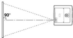 TOSHIBA TDP-T350 - Projection Distance and Size - 1