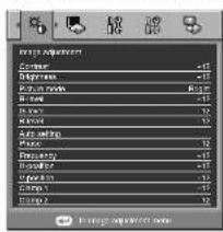 Image adjustment Camera Dimersat R-View Dimersat R-View R-View A/C setting Photo Frequency Frequency Frequency Frequency Frequency Frequency