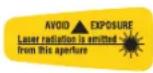 TOSHIBA TDP-P6 - Remote Control Warning - 1