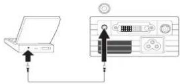 Diagram showing connection between a laptop and a device with a control panel, labeled in Chinese.