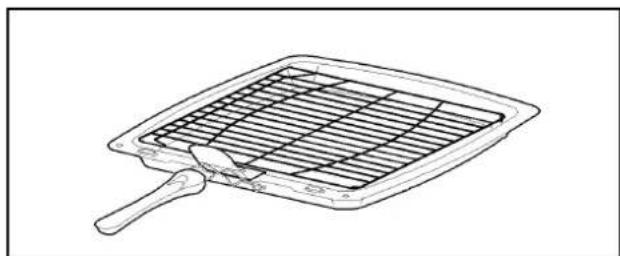 Tricity Bendix SE554GR - THE GRILL PAN AND HANDLE - 2
