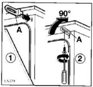 Tricity Bendix BK200B - Securing under a counter - 1