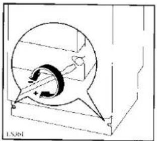Tricity Bendix BK200B - Adjusting the door balance - 1