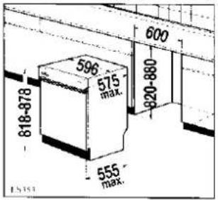 Tricity Bendix BK200B - Building-in features - 1