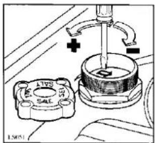 Tricity Bendix BK200B - Levels 3 and 5 (water softener adjustment) - 1