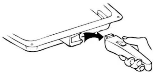 Tricity Bendix SG552 - The grill pan and handle - 2
