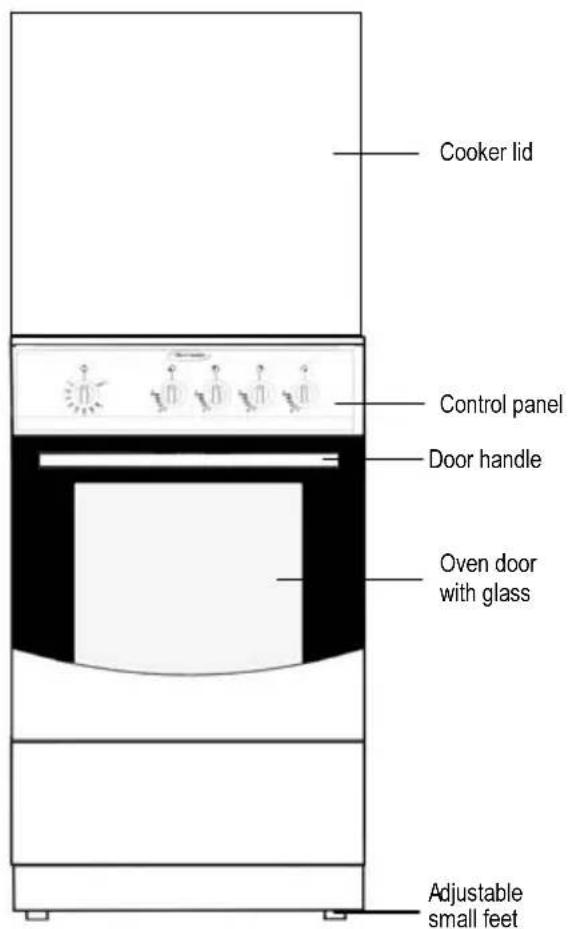 Tricity Bendix SG205 - DESCRIPTION OF THE APPLIANCE - 1