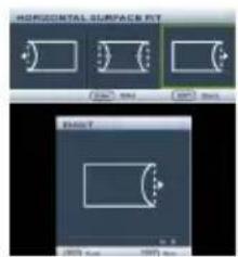 HORIZONTAL SURFACE KEY RIGHT 100% 50% 100% 50%