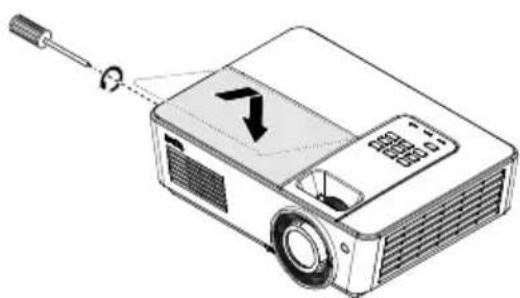 BENQ SH915 - Replacing the lamp - 11